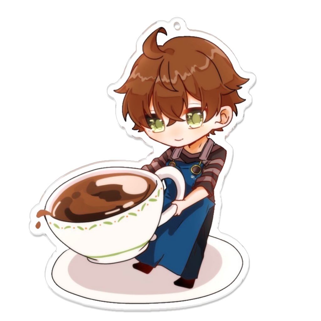 『コーヒーハルポ』アクリルキーホルダー