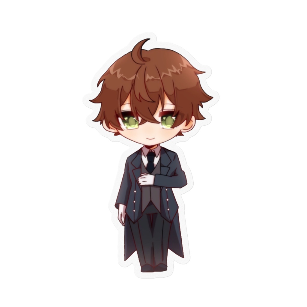 『執事ハルポ』クリアステッカー