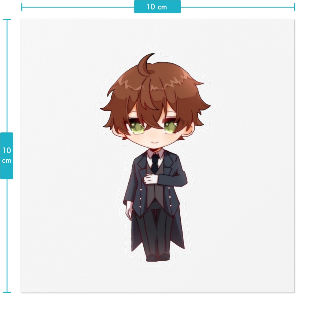 『執事ハルポ』クリアステッカー