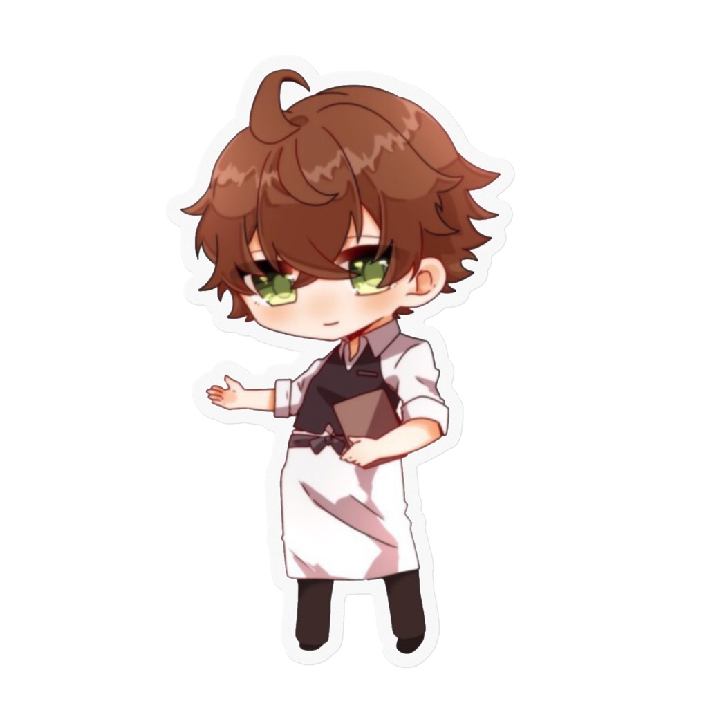 『店長ハルポ』クリアステッカー