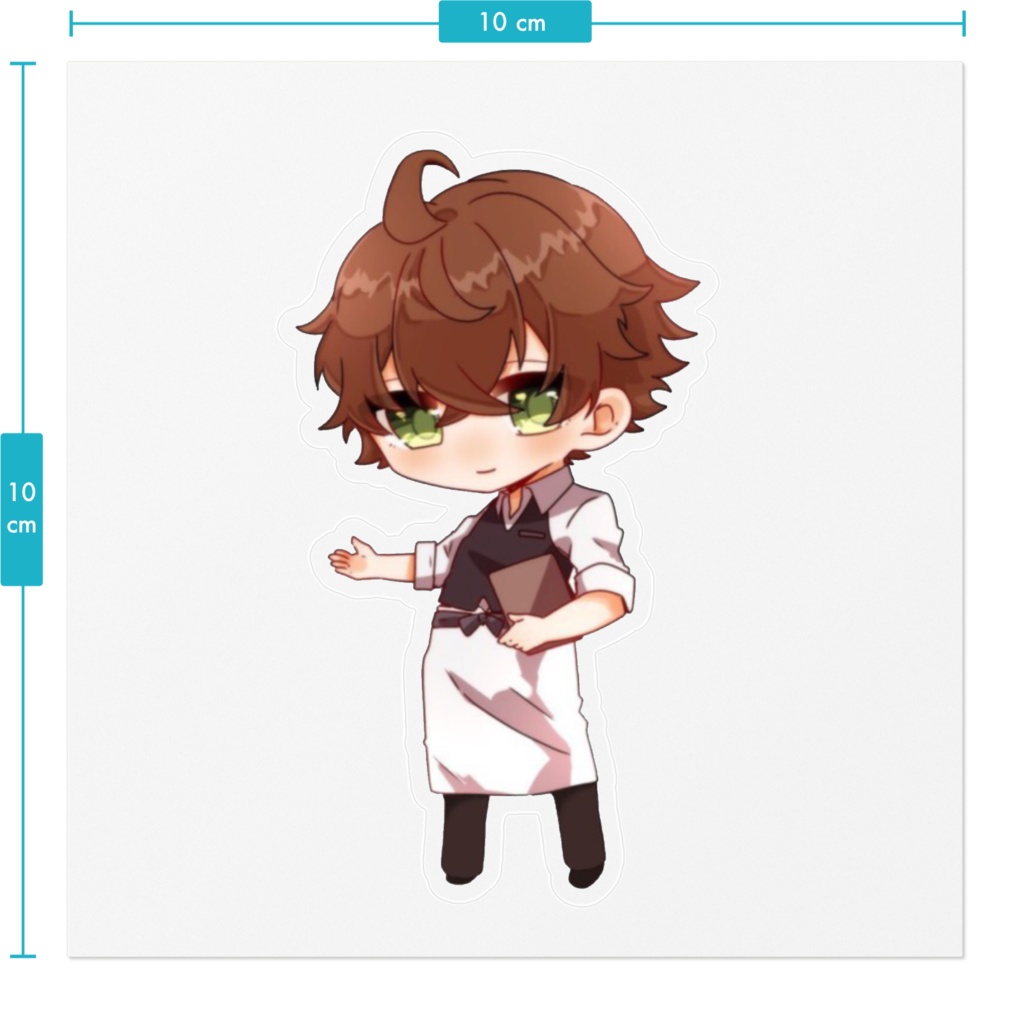 『店長ハルポ』クリアステッカー