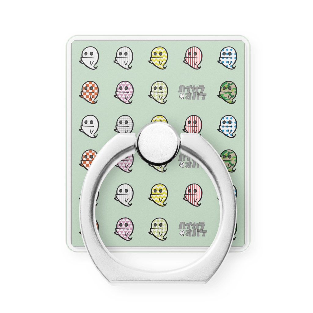 ハイカラオバケ スマホリング Green