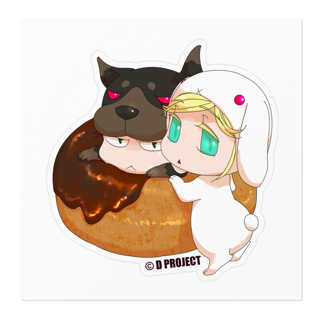 きぐるみーずステッカー ドーナッツ