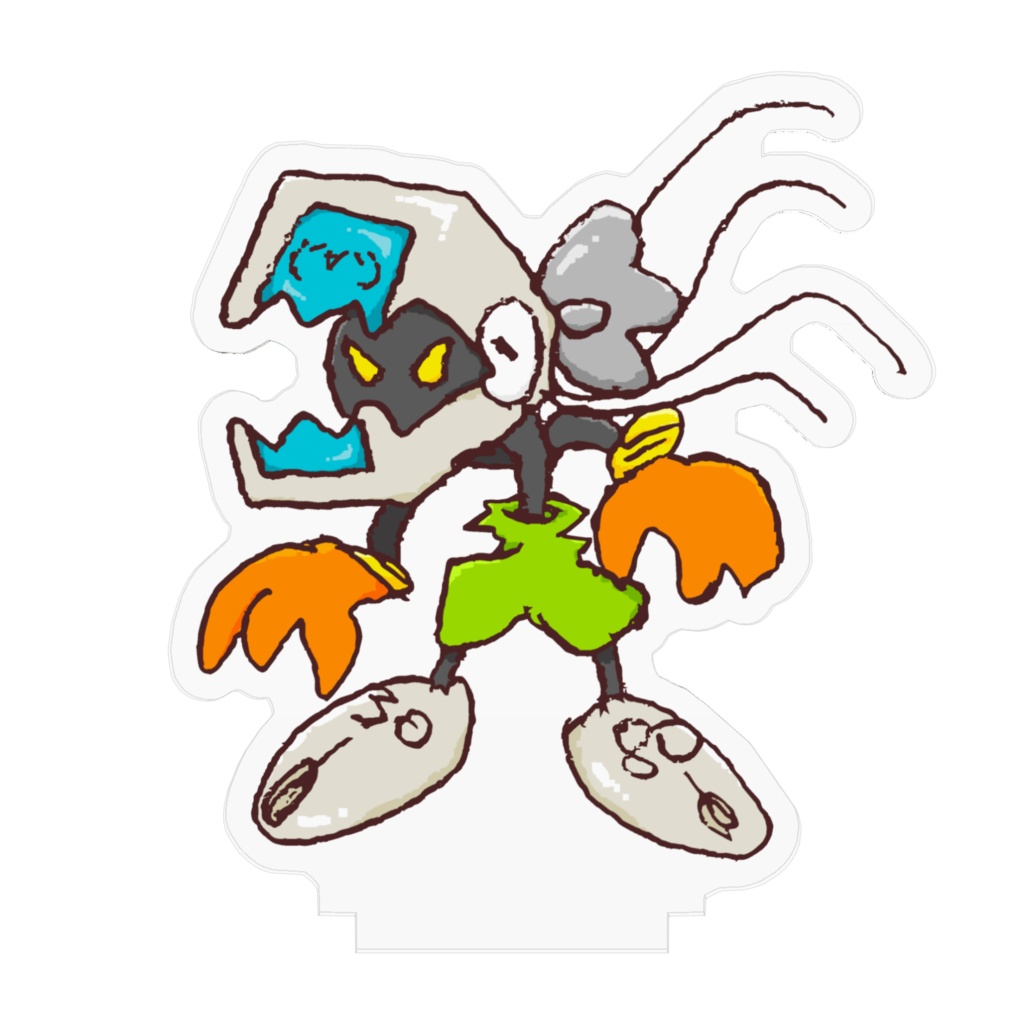 Glitchy Byte -4gboy- Acrylic Standee