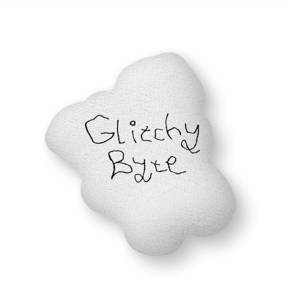 Glitchy Byte -4gboy- Sleepy Cushion