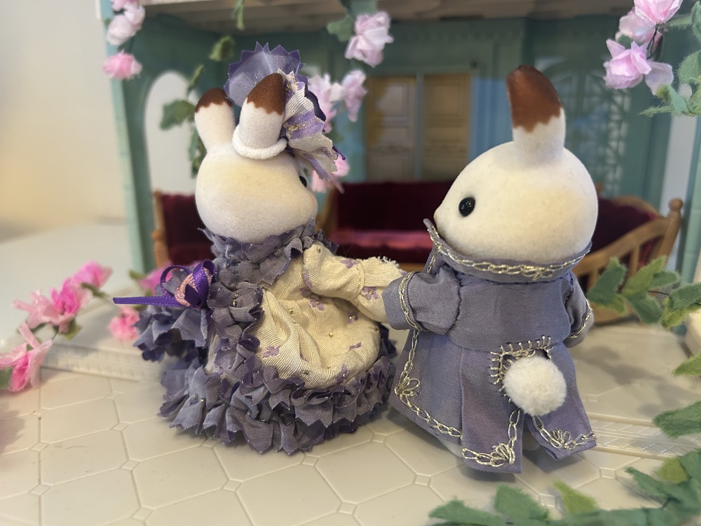 シルバニア モーブクリームカップル19