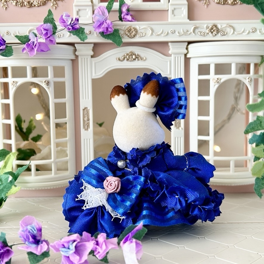 シルバニア ブルーリボンドレス32