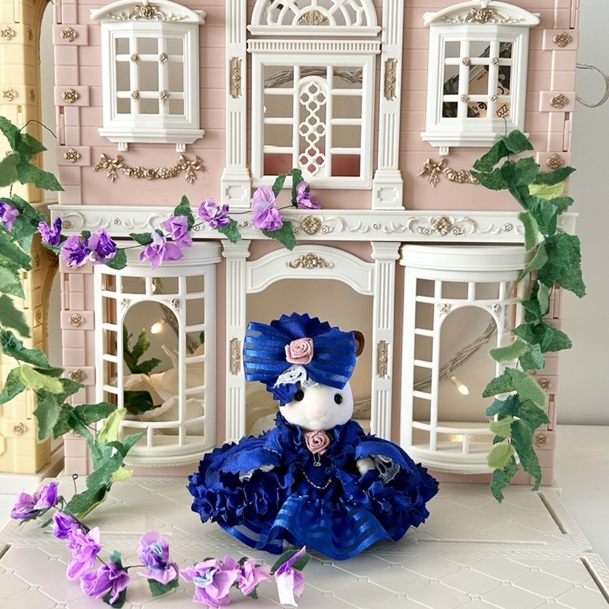 シルバニア ブルーリボンドレス32