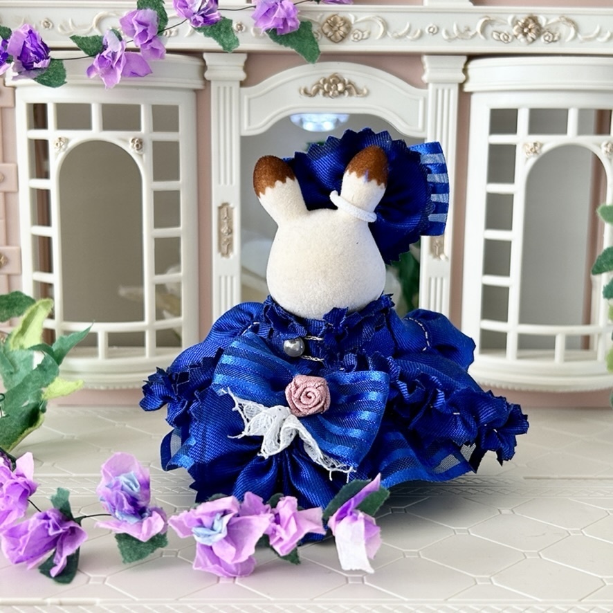 シルバニア ブルーリボンドレス32