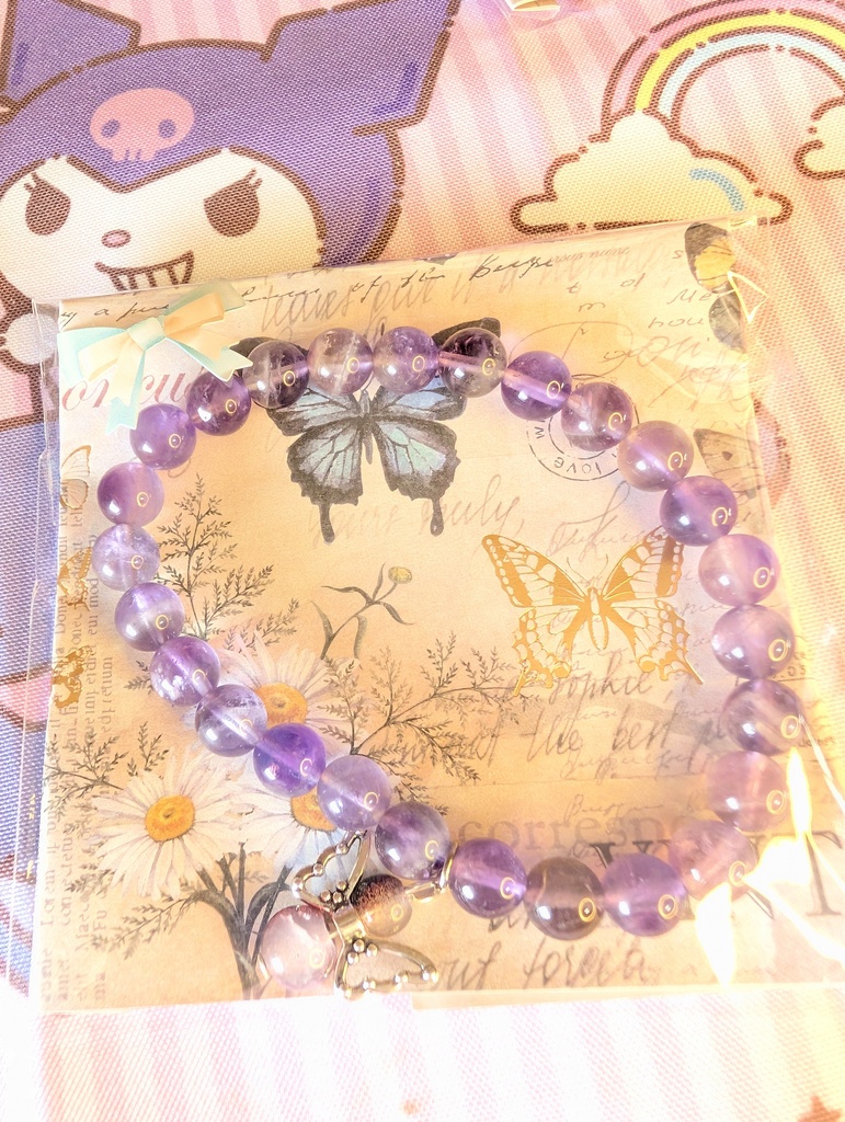 【天使の願い石シリーズ】ラベンダーアメジスト(18cm)