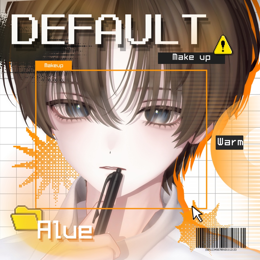 【4アバター対応】📁DEFAULT⚠ // Makeup texture