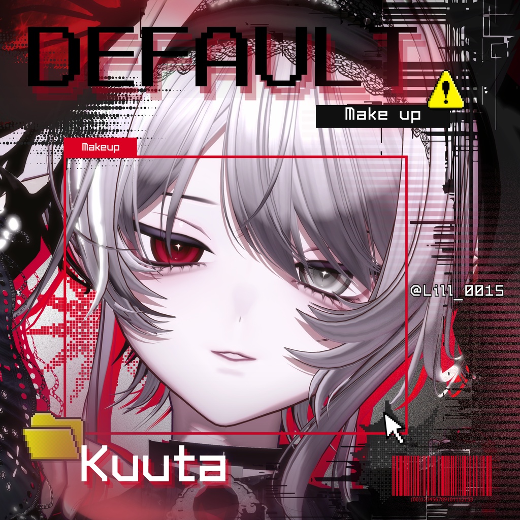 【4アバター対応】📁DEFAULT⚠ // Makeup texture