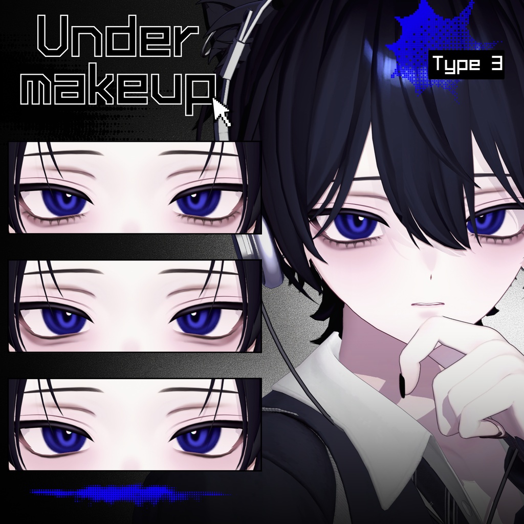 【4アバター対応】📁DEFAULT⚠ // Makeup texture