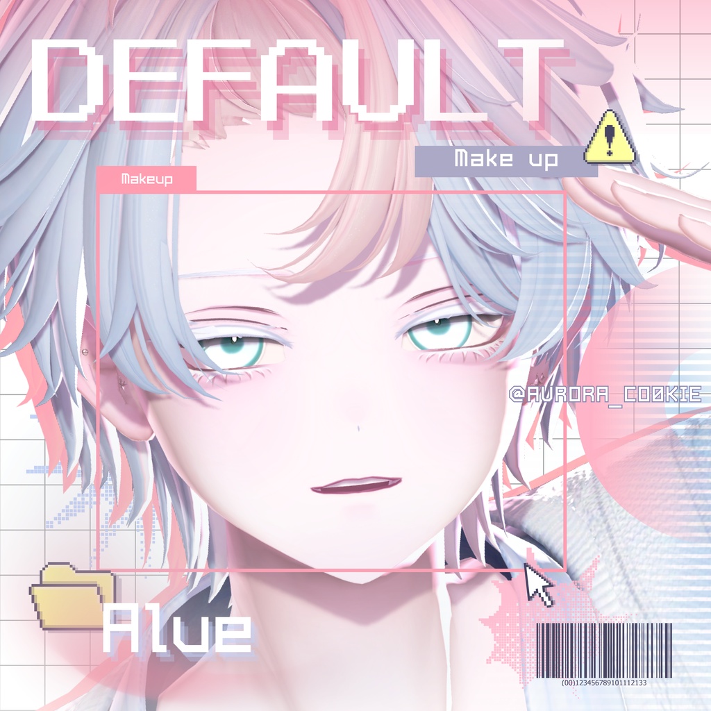 【4アバター対応】📁DEFAULT⚠ // Makeup texture