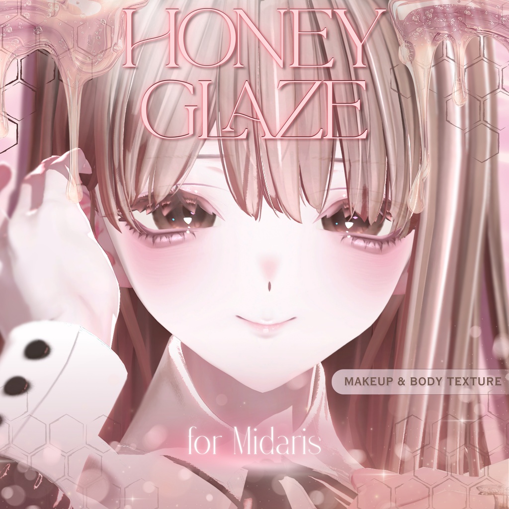 【ミダリス / Midaris】˚₊‧꒰ა Honey Glaze Makeup & Body Texture ໒꒱‧₊˚