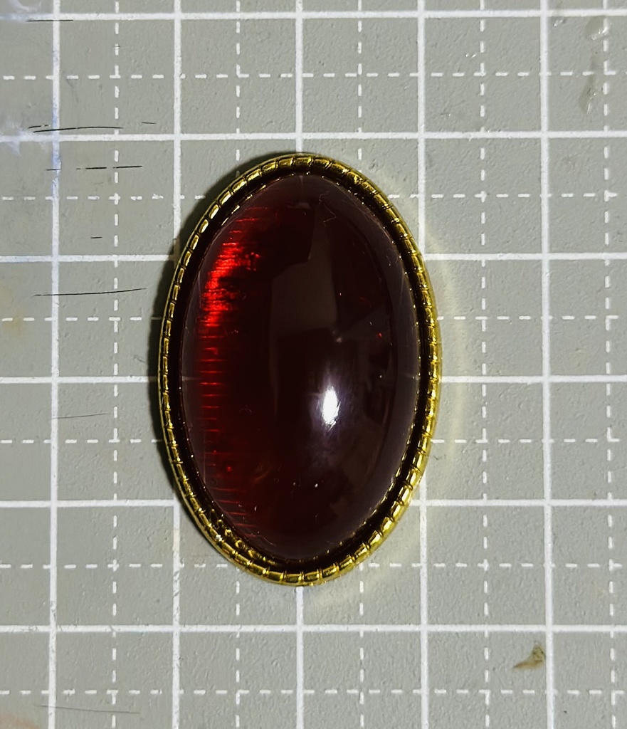 宝石シリーズ*楕円*赤瑪瑙のループタイ