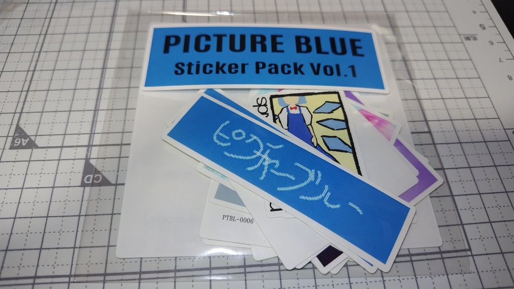 PICTURE BLUE Sticker Set Vol.1