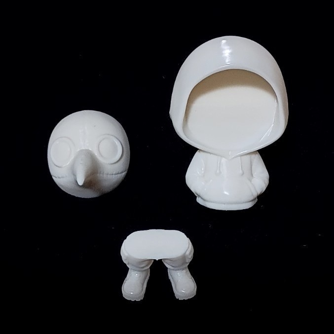 〈光造形3Dプリンタ出力レジンキット〉マスクさん