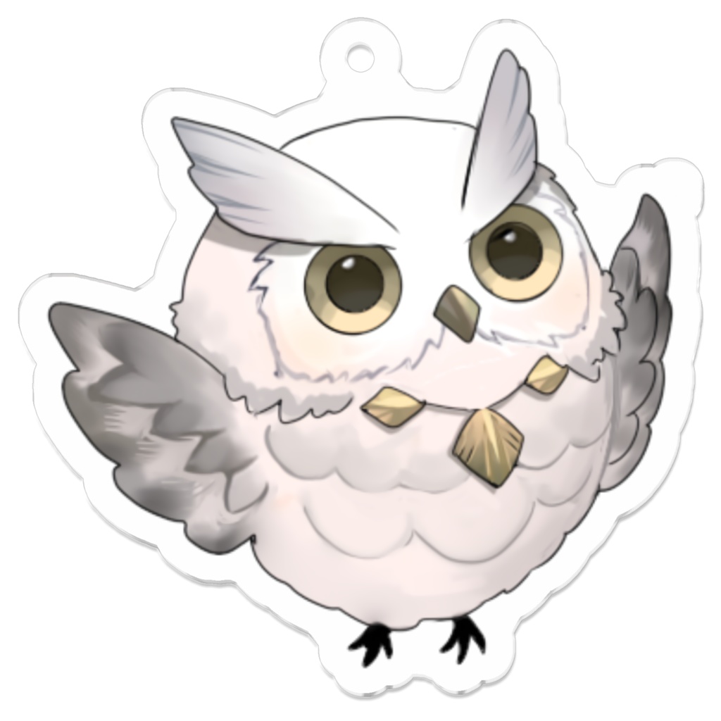 【すいすと】ハリル (フクロウ２) アクリルキーホルダー