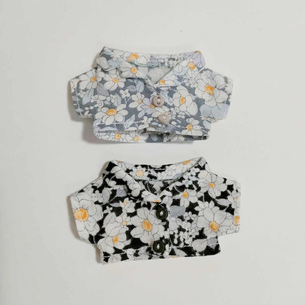 10cmぬい 柄シャツ