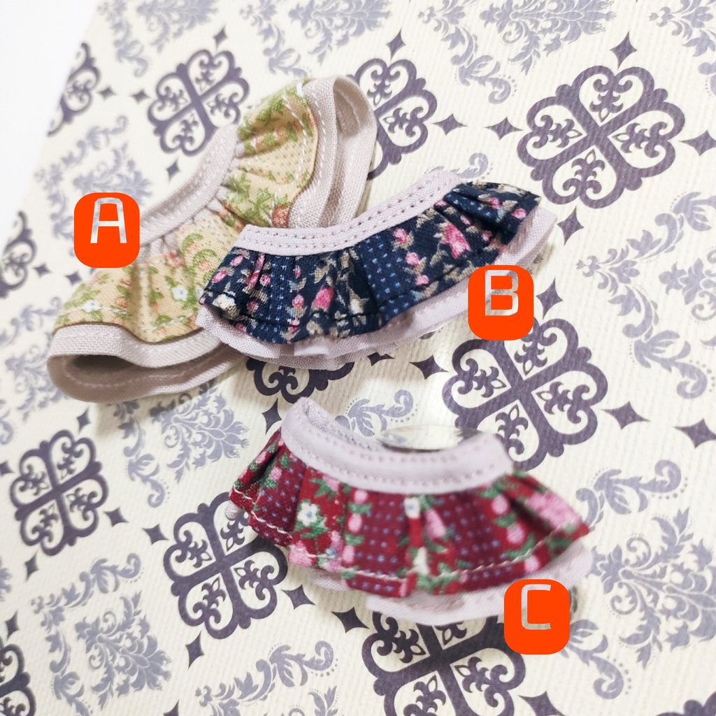 10cmぬいギャザースカート【残りネイビーのみ】