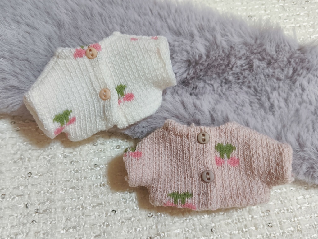 10cmぬい 2WAYニット さくらんぼ