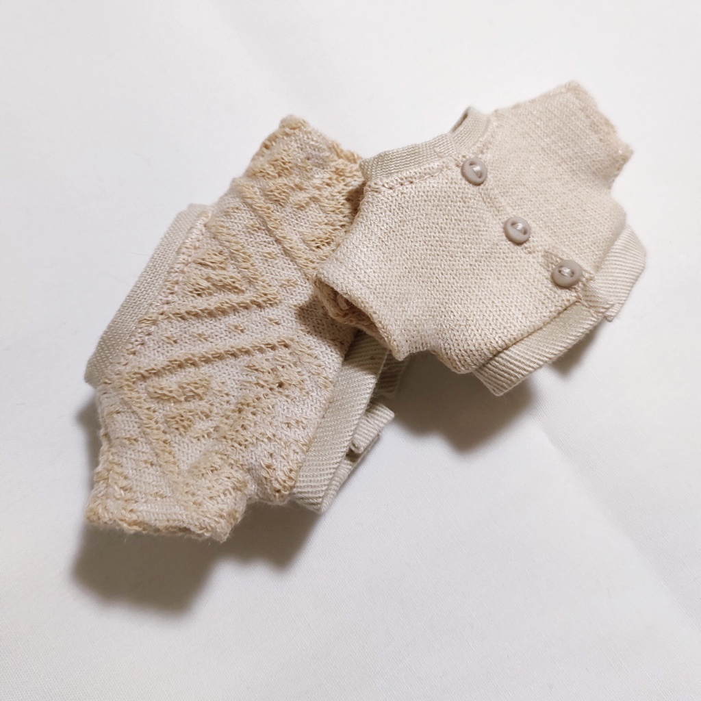 2WAYニットトップス ベージュ