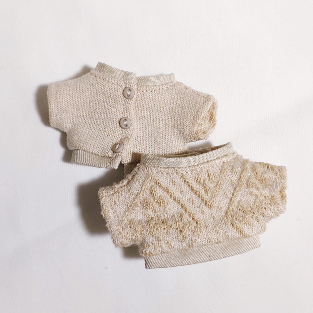 2WAYニットトップス ベージュ