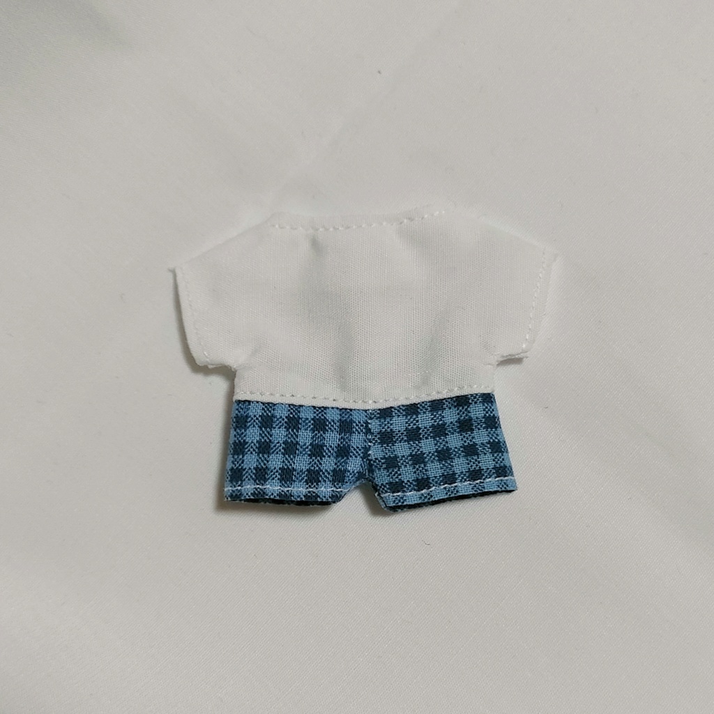 10cmぬい 白Ꭲコーデ風オールインワン