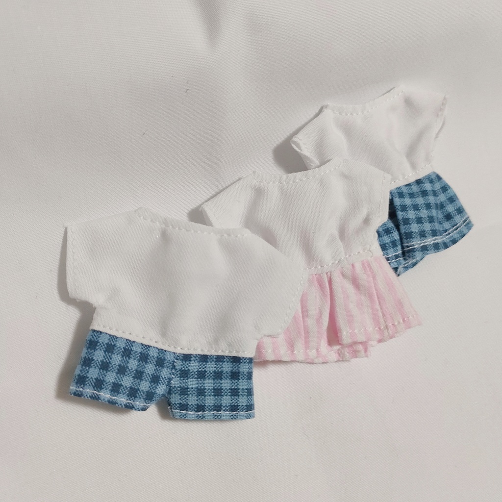 10cmぬい 白Ꭲコーデ風オールインワン