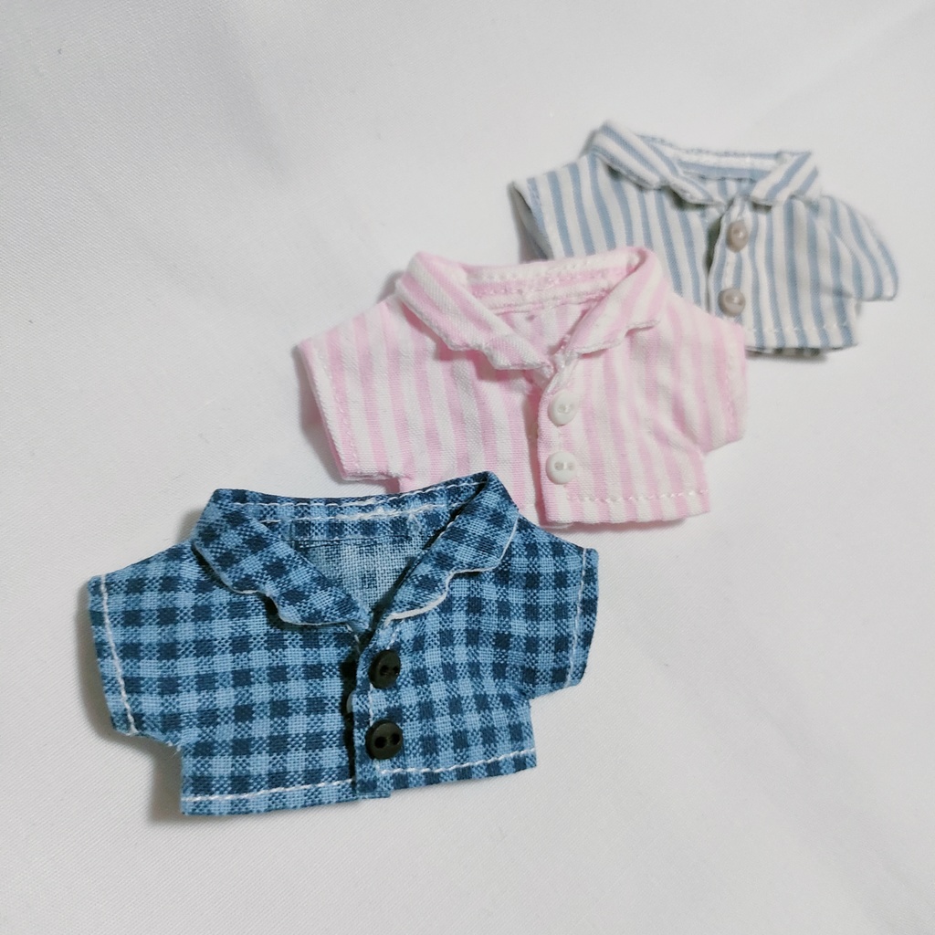 10cmぬい 開襟シャツ