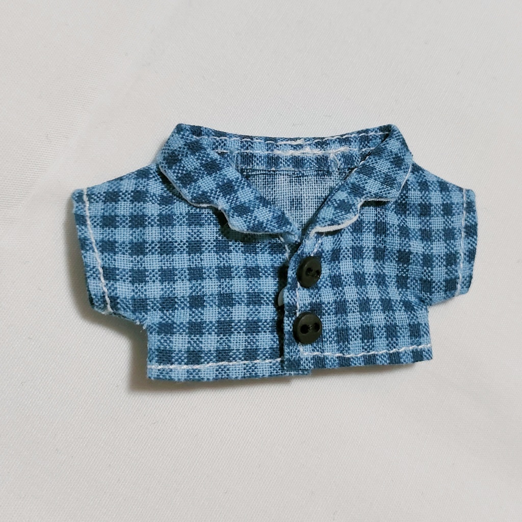 10cmぬい 開襟シャツ