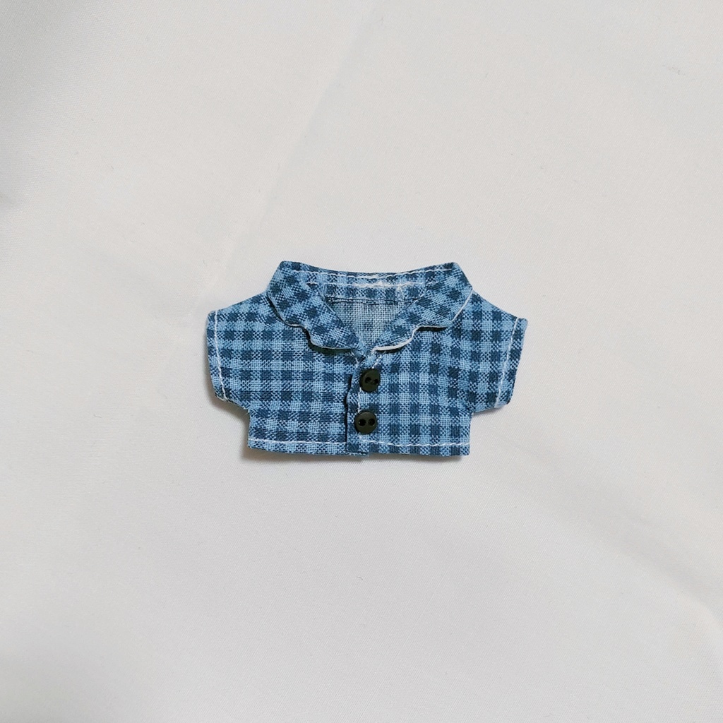 10cmぬい 開襟シャツ