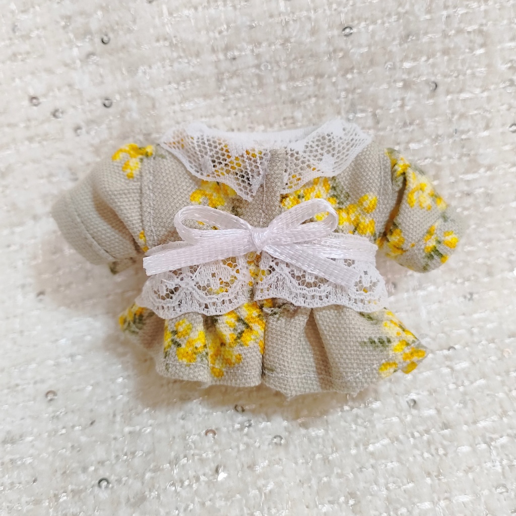 ミモザのエプロンドレス