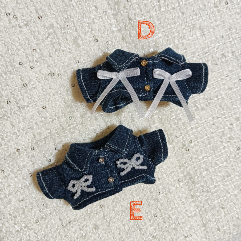 リボンデニムジャケット