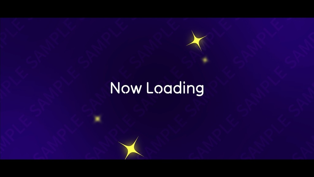 高品質【待機画面】《Title:ハイカラな夜》(ループ仕様)