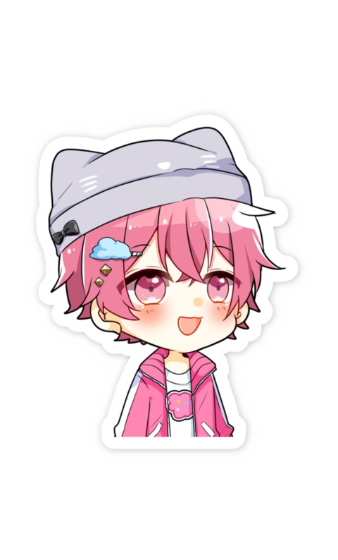 どろっぷオリジナルグッズ　ステッカー2