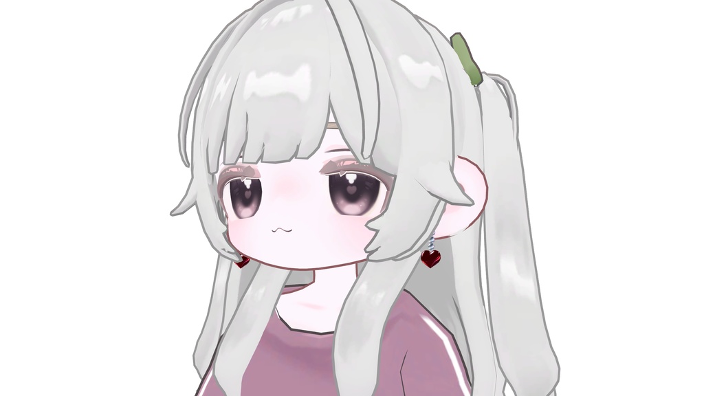 【無料】ハートの水滴ピアス（キプフェル対応）