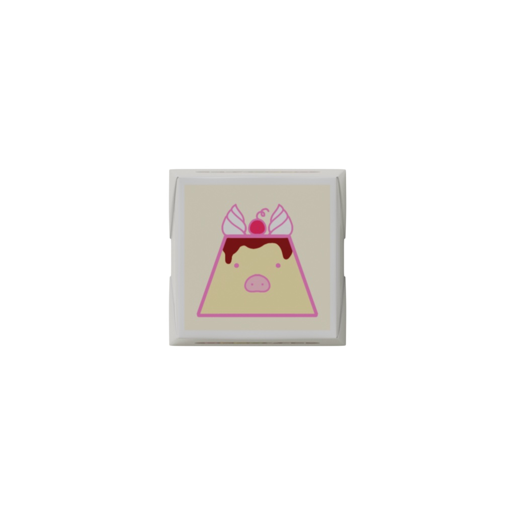 ぶたぷりんDECOチョコ3列ver.