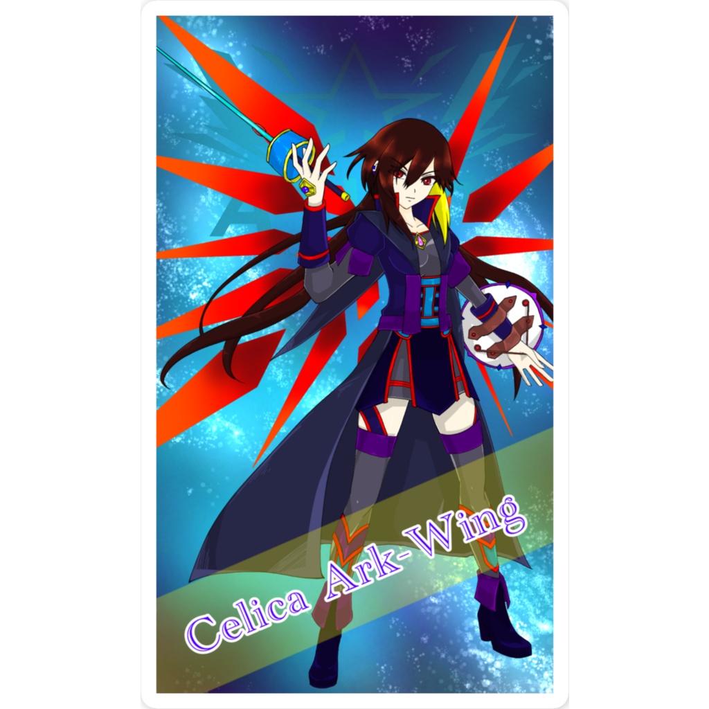 スマホステッカー セリカ・アークウィング(FFF)