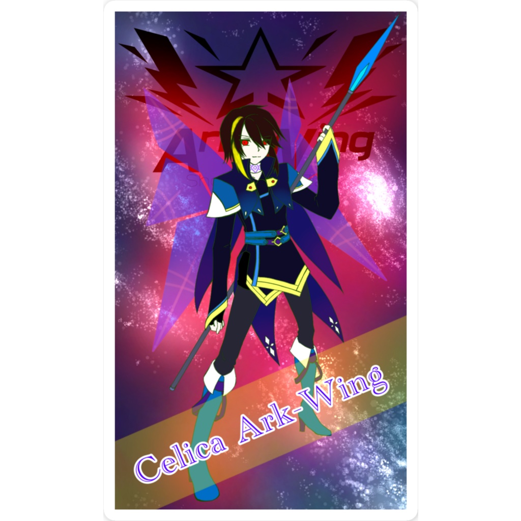 スマホステッカー セリカ・アークウィングver.Female(FFF)