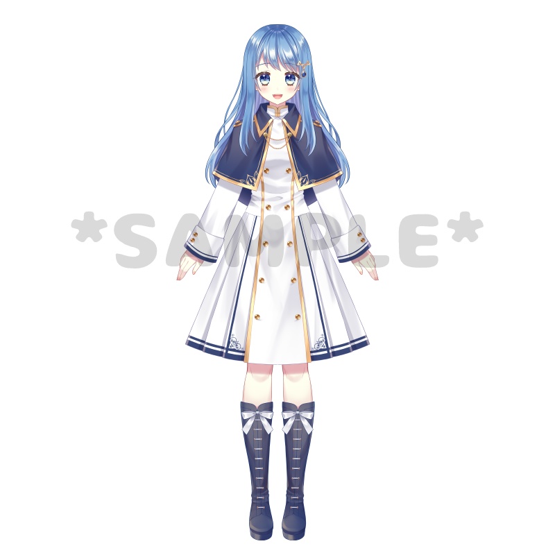 Live2D用パーツ分けイラストオーダーページ