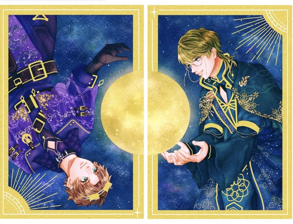 手描きイラスト【Moon Angel】オリジナル　ポストカード4枚　少年　原画 手描きイラスト【Moon Angel】オリジナル ポストカード4枚 少年