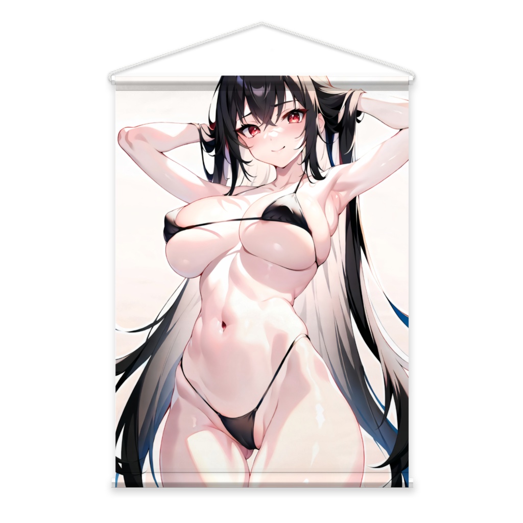 B2タペストリー：ルナ　黒ビキニVer.