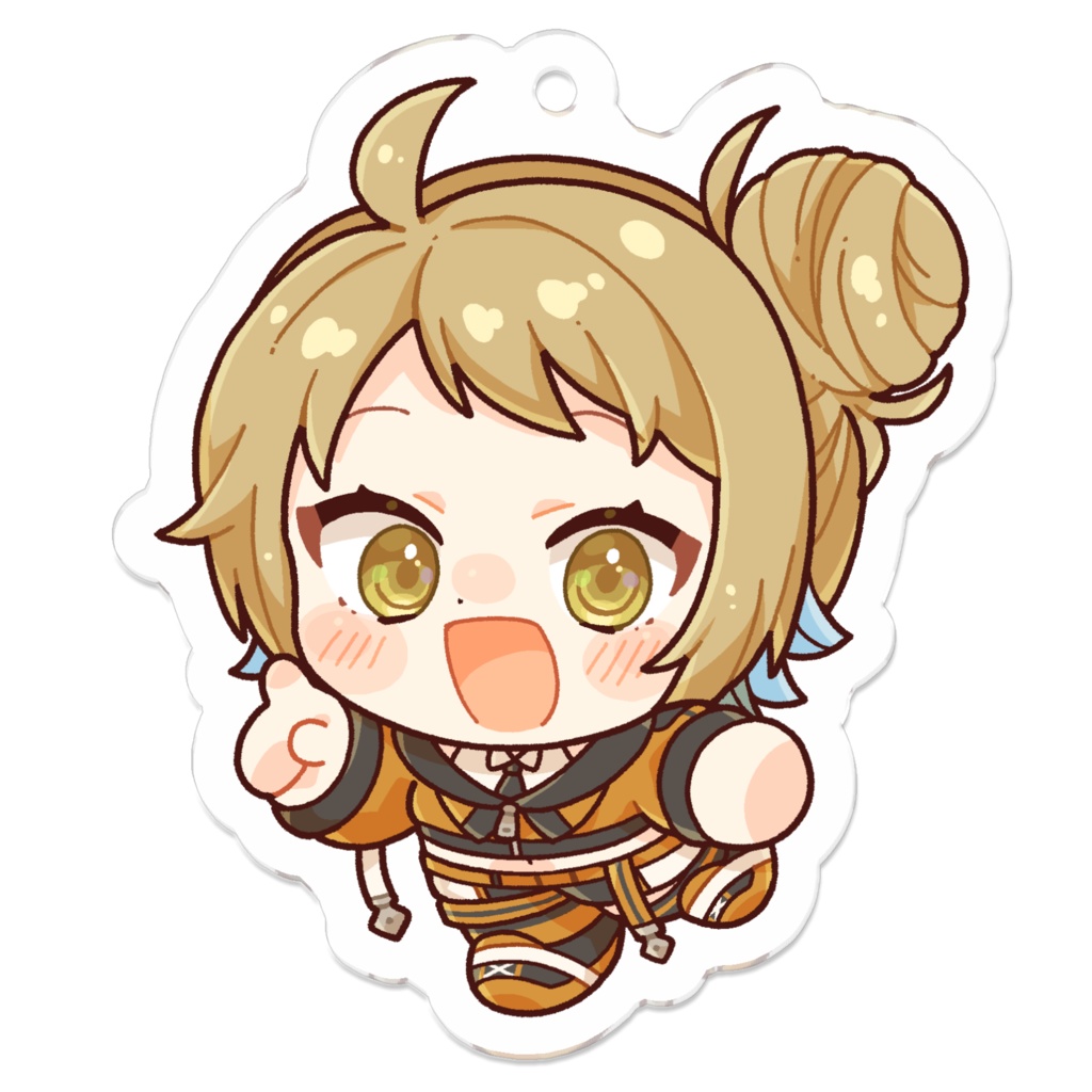 見てぺちアクリルキーホルダー