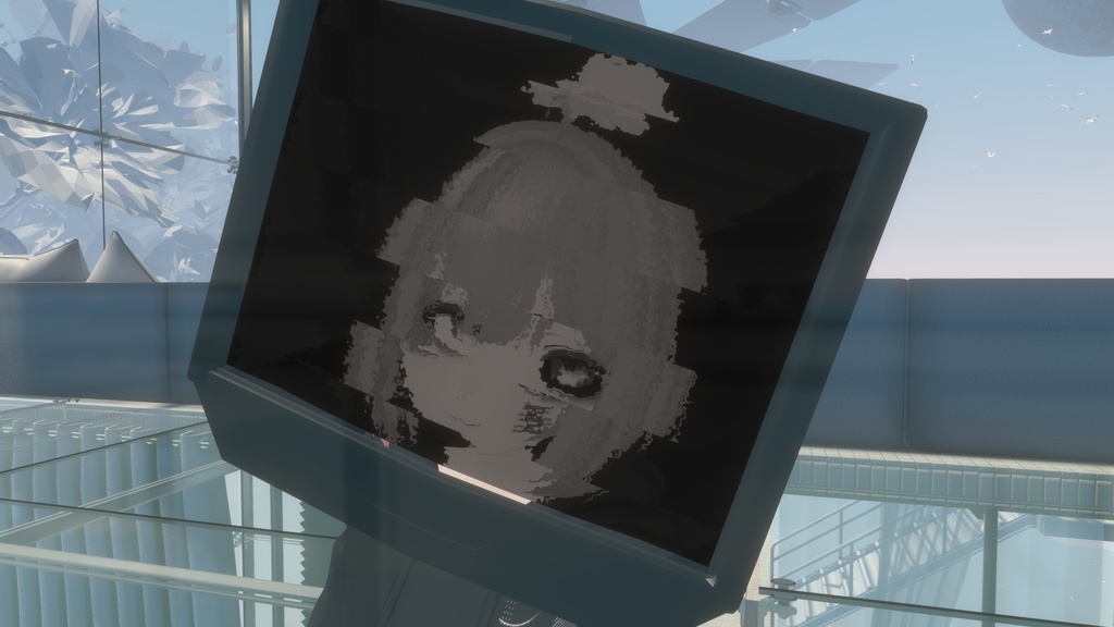 ModularTVHead shader 【VRchat想定】