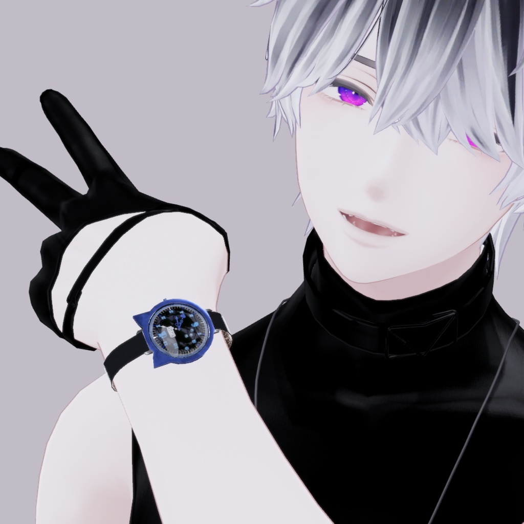 【💙発売&ホワイトデー記念セール🤍】腕時計 ギミックChronoCat【OSC不要】【VRchat想定】