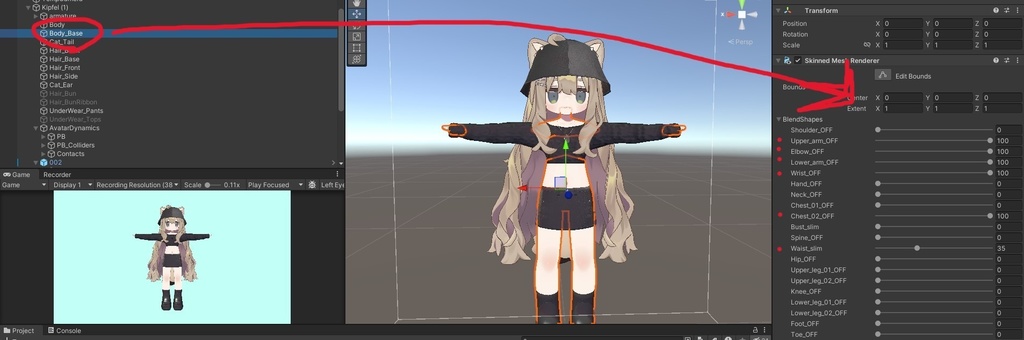 🌃002🌃【キプフェル対応】【まめフレンズ素体】