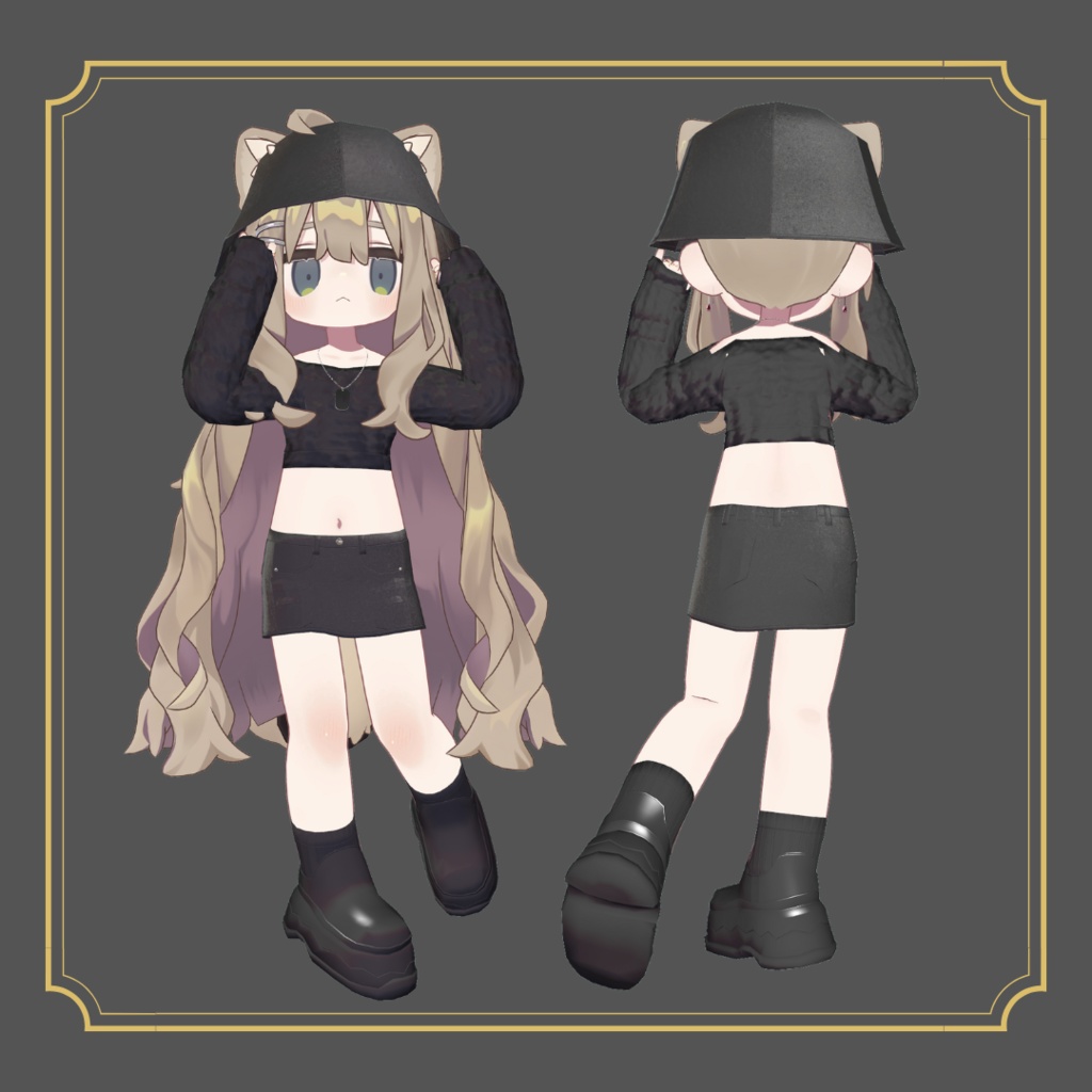 🌃002🌃【キプフェル対応】【まめフレンズ素体】