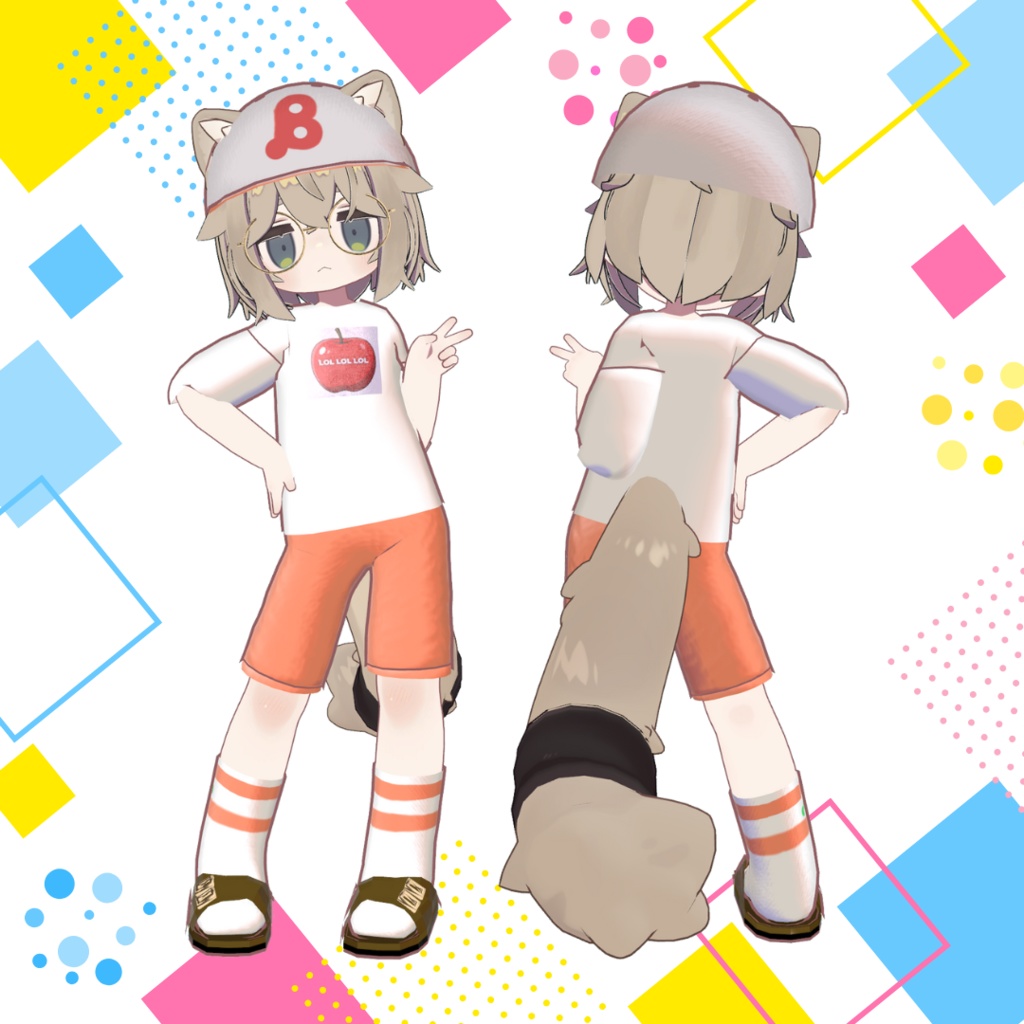 🍎003🍎【キプフェル対応】【まめフレンズ素体】